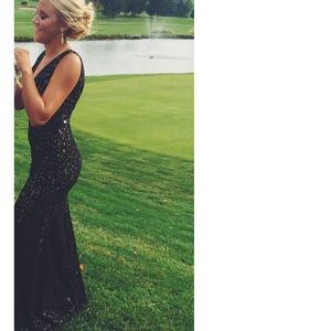 Jovani Black Lace Homecoming/Prom Dress!